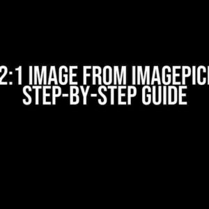 Crop 2:1 Image from ImagePicker: A Step-by-Step Guide